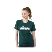 Load image into Gallery viewer, Unisex Lifestyle Short Sleeve Tee - Emerald Green- Mountain
